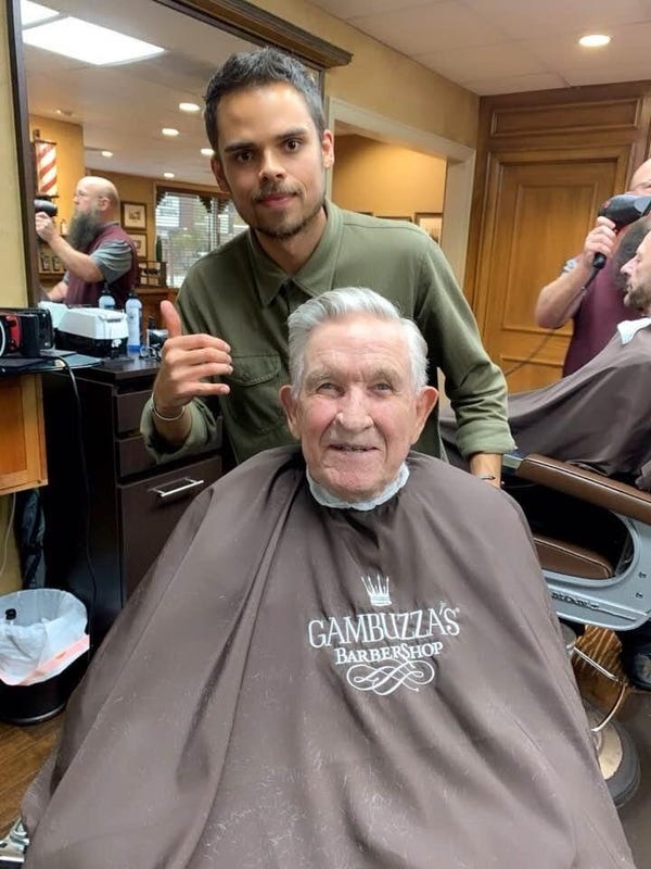 How Johnny Majors livened up Gambuzza's with his stories | Gambuzza's  Barbershop Knoxville